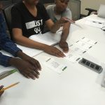 Kids reviewing causes of potential contributors to the maternal mortality rate in Ghana